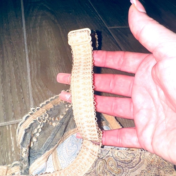 Fantasie Underwire Bra Style FL2461GOD 34FF Multi color Paisley Print Lace trim - Picture 3 of 12